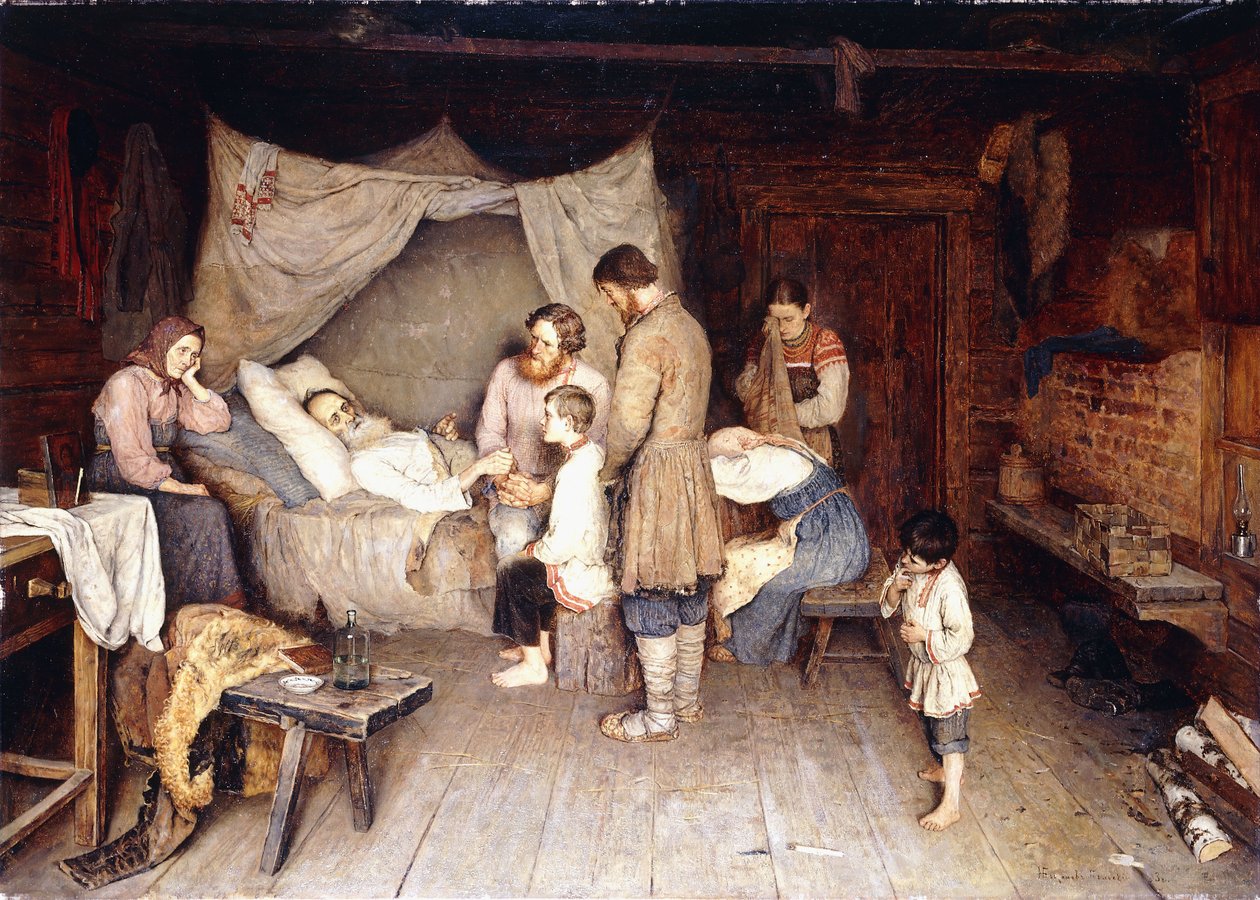 Farewell by Nikolai Petrovich Bogdanov Belsky