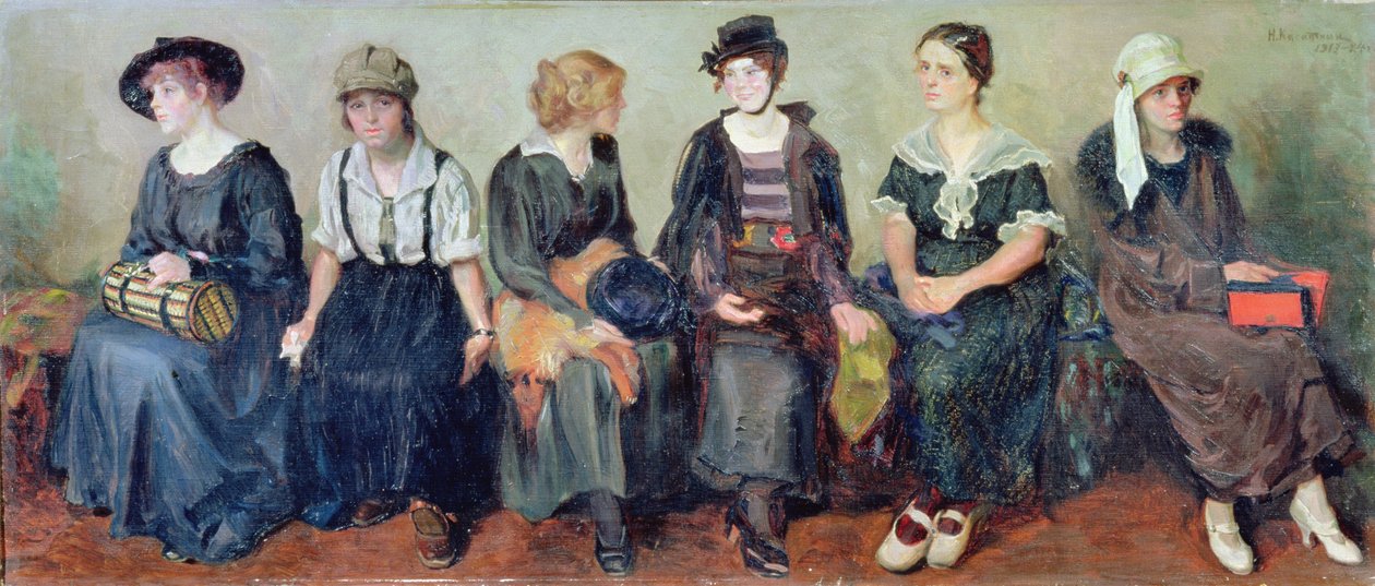 Group of Actors, 1913-24 by Nikolaj Alekseevich Kasatkin
