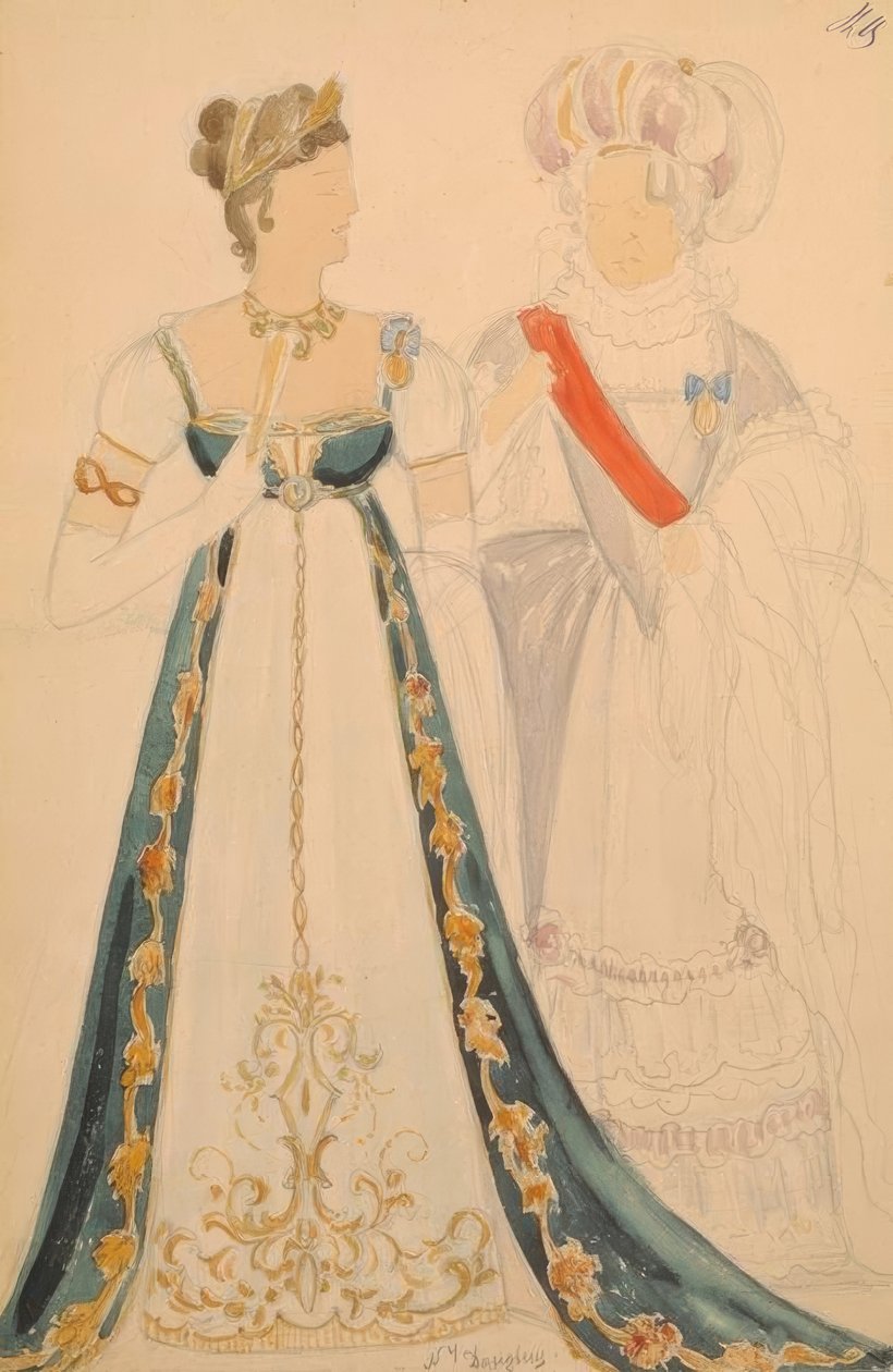 Costume Designs by Nikolaj Pawlowitsch Uljanow