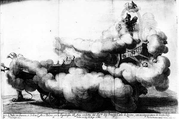 A Carriage Drawn by Griffins and Driven by Carlo di Loreno, Engraved by Gerard Bouttats (b.1630) by Nikolaus van Hoy