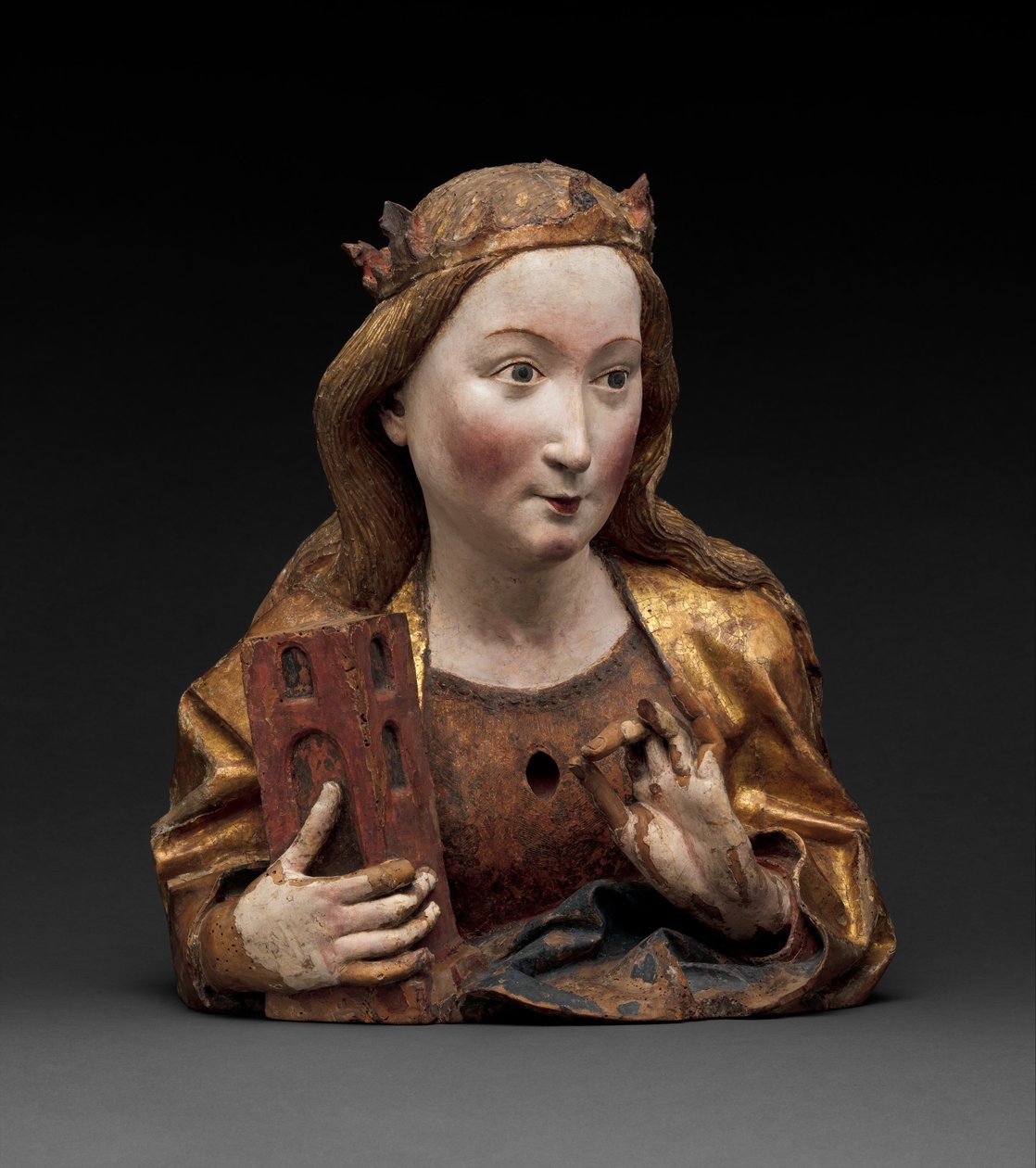 Reliquary Bust of Saint Barbara, c.1465 by Nikolaus Gerhaert von Leyden