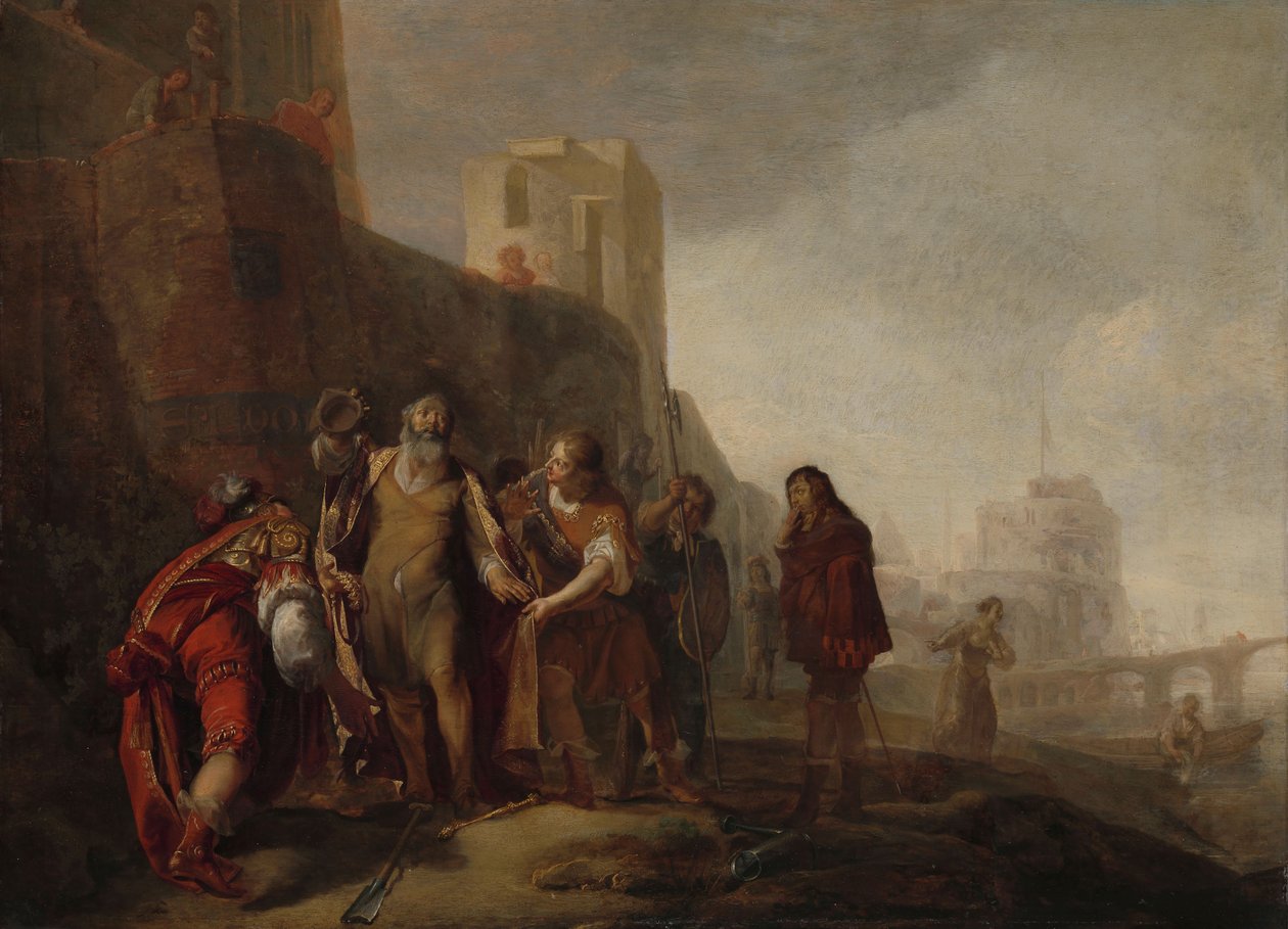 The Legates of Alexander the Great Investing the Gardener Abdalonymus with the Insignia of the Kingship of Sidon by Nikolaus Knüpfer