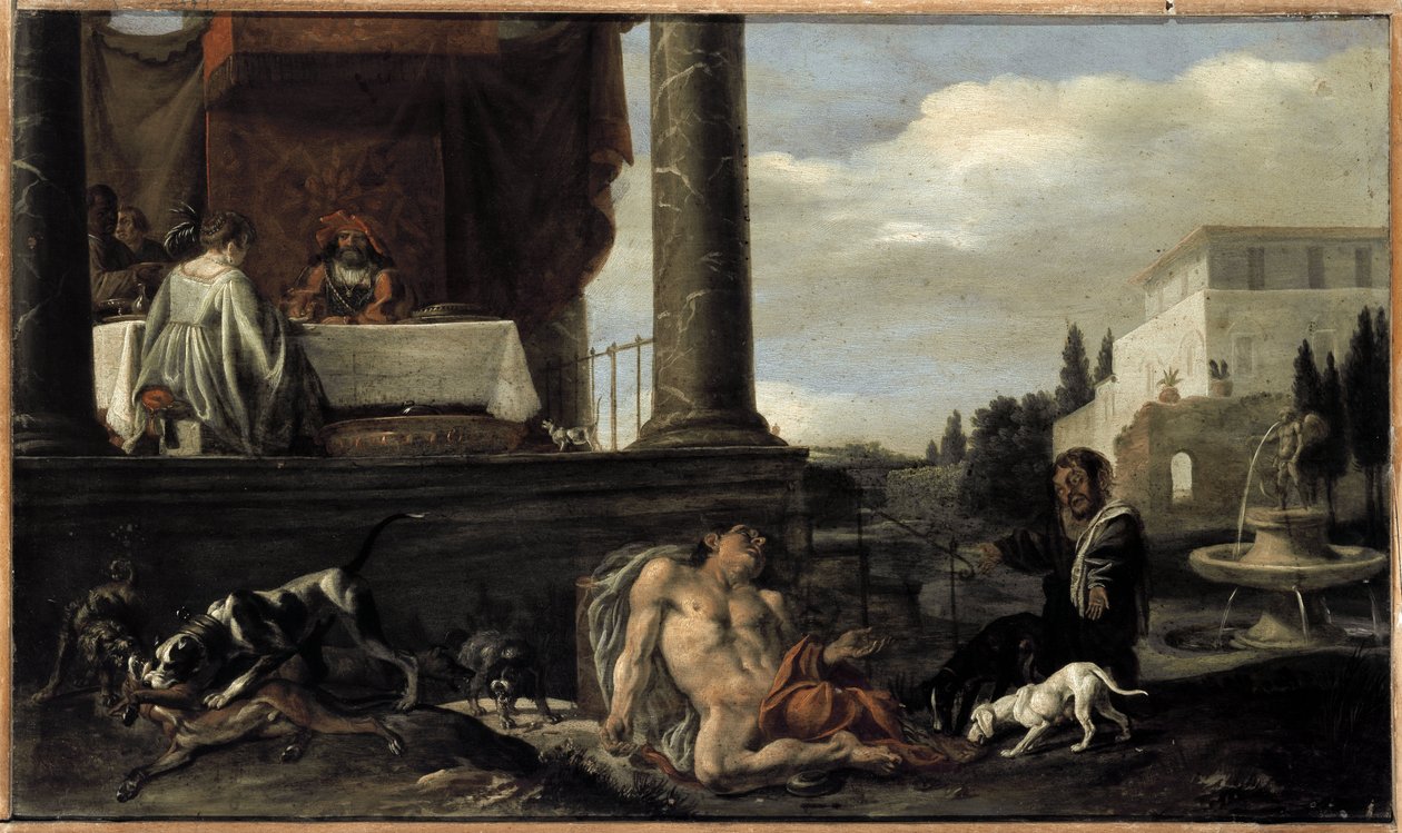 The Parable of Lazarus and the Rich Man by Nikolaus Knüpfer