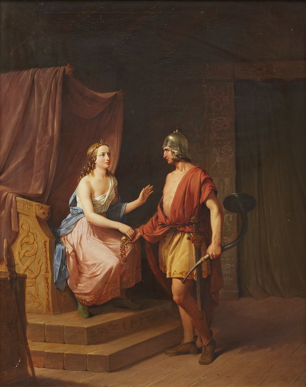 Heimdal Returns Brisingamen to Freya by Nils Andersson