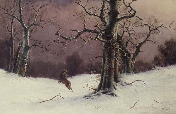 The Deer Hunt by Nils Hans Christiansen