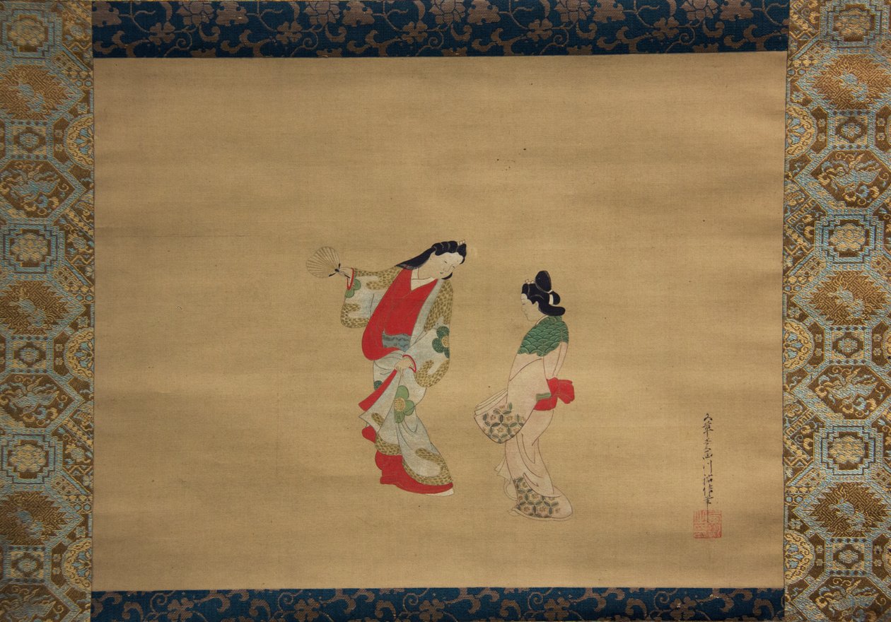 Woman and Attendant by Nishikawa Sukenobu