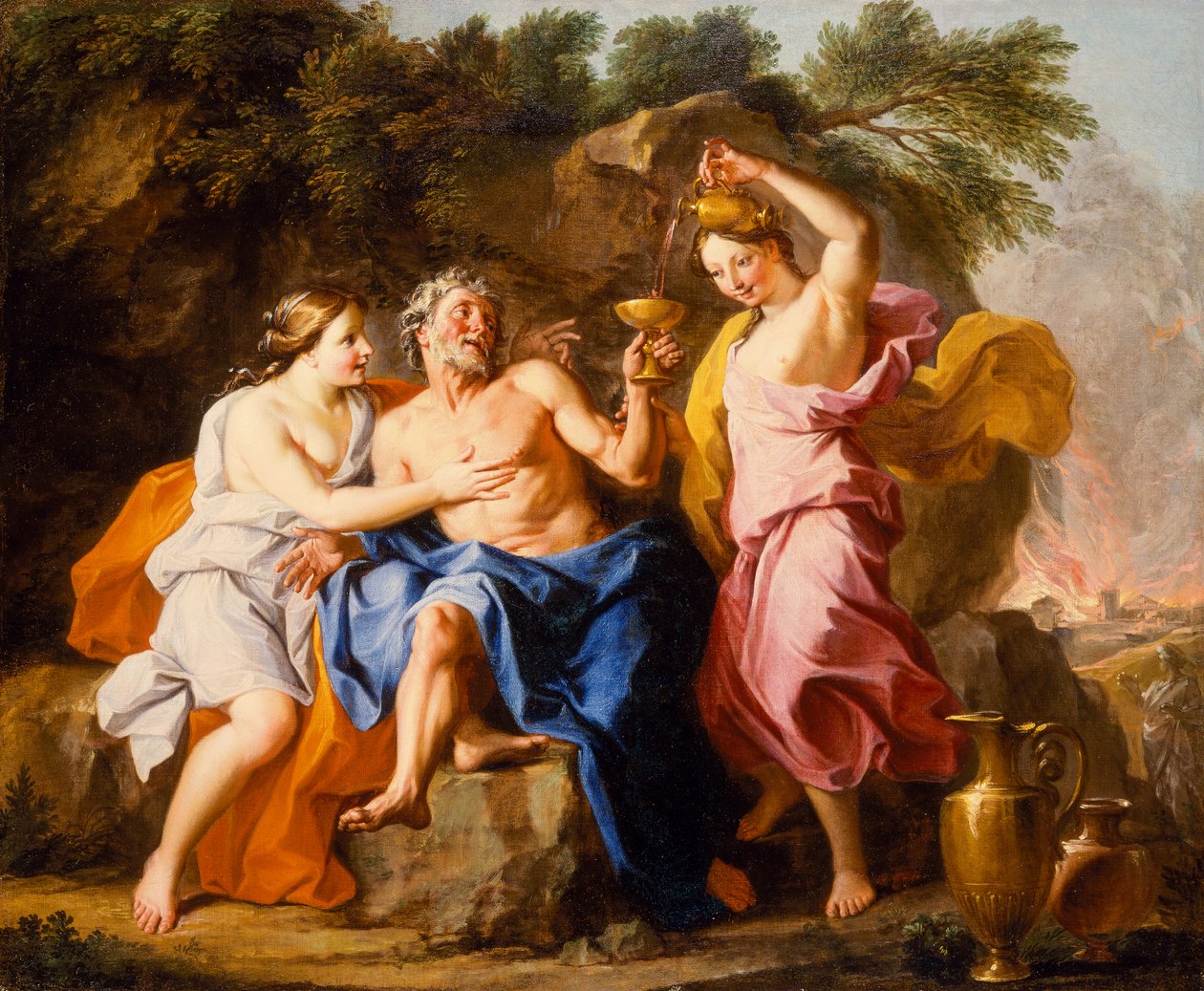 Lot and His Daughters by Noël Coypel