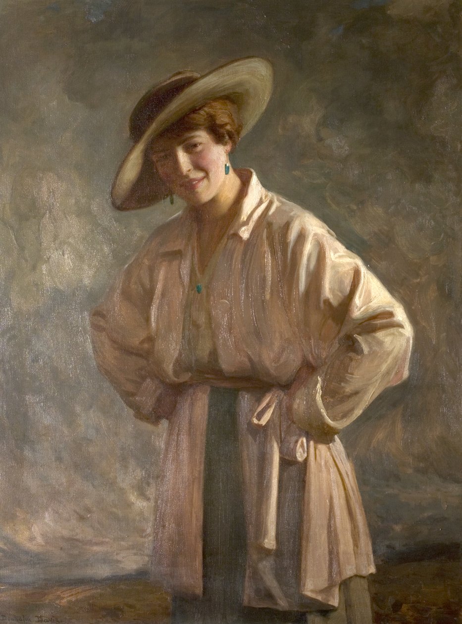Lois Ball, Sister of Albert Ball, VC (later Mrs Anderson), c.1919 by Noel Denholm Davis