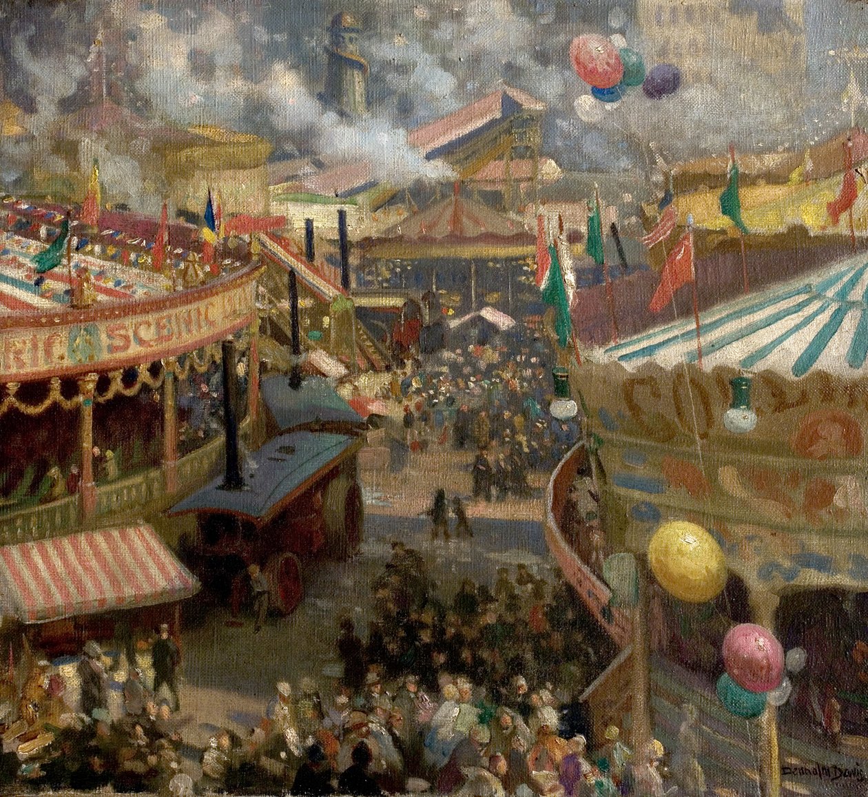 Nottingham Goose Fair by Noel Denholm Davis
