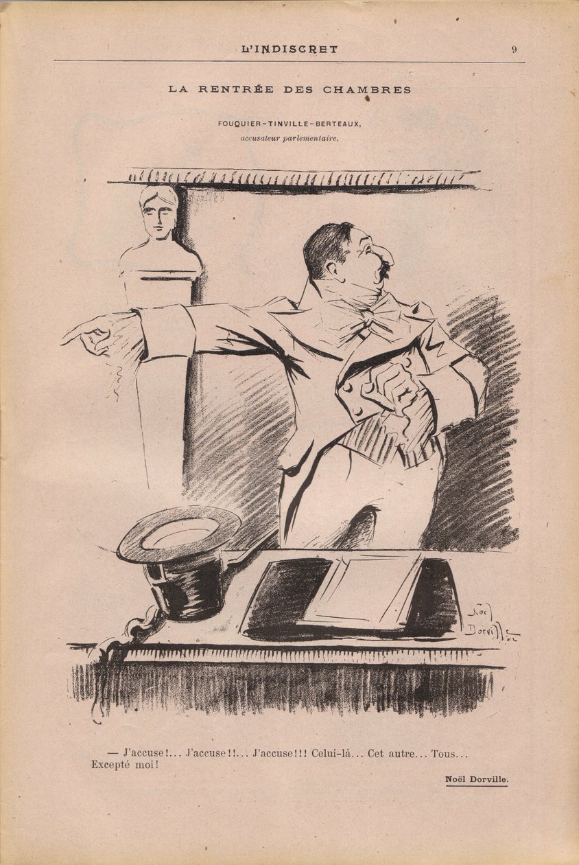 The Indiscreet, Satirical in Black & White by Noel Dorville