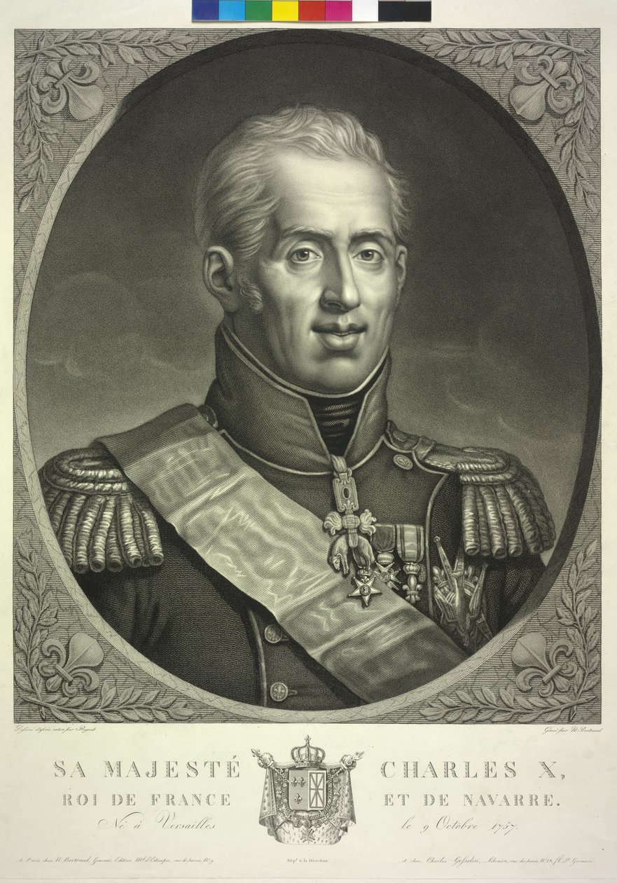 King Charles X of France by Noel Francois Bertrand