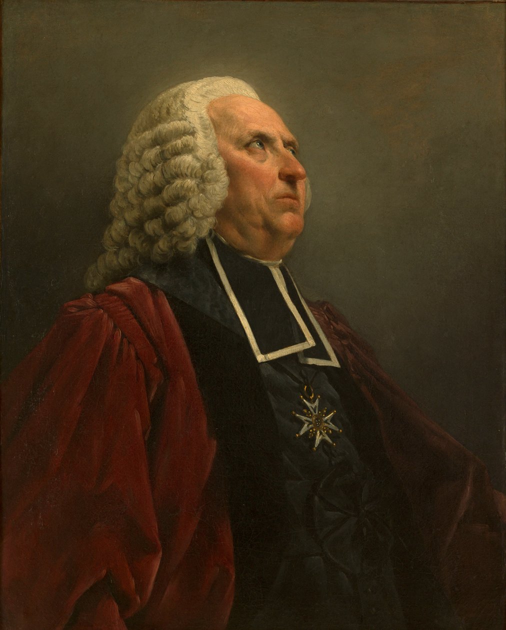 Portrait of the writer Louis-Sébastien Mercier 1740-1814 by Noel Halle