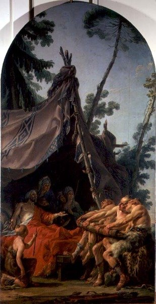 The King of Scythia on his Death Bed Begging his Sons to Reconcile, c.1767 by Noel Halle