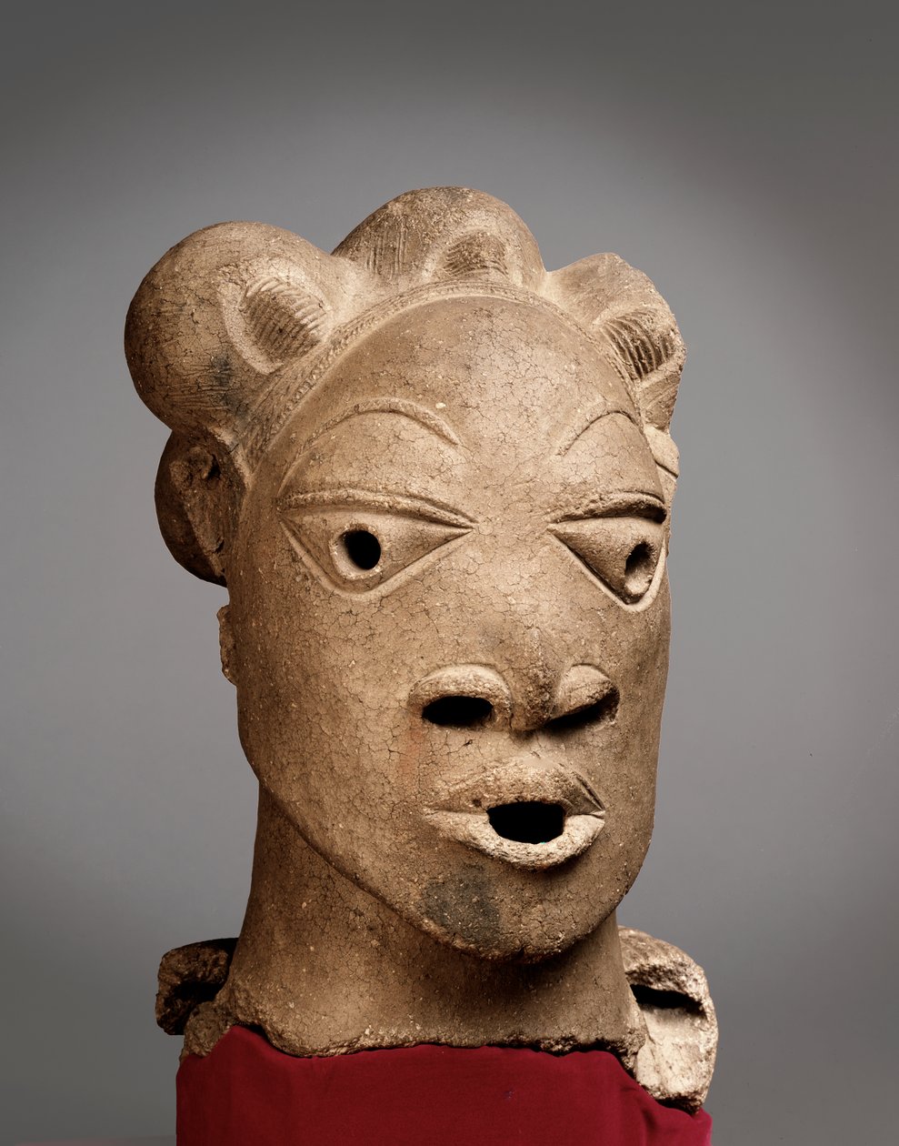 Head from Rafin Kura, Nigeria, 500 BC - 200 AD by Nok Culture