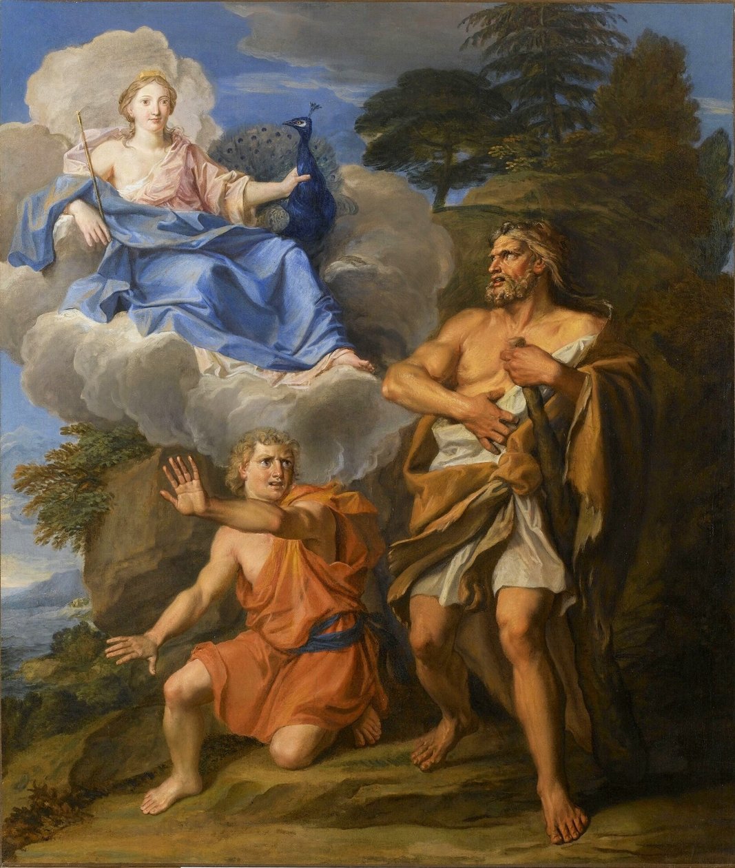 Juno and Hercules by Noël Coypel