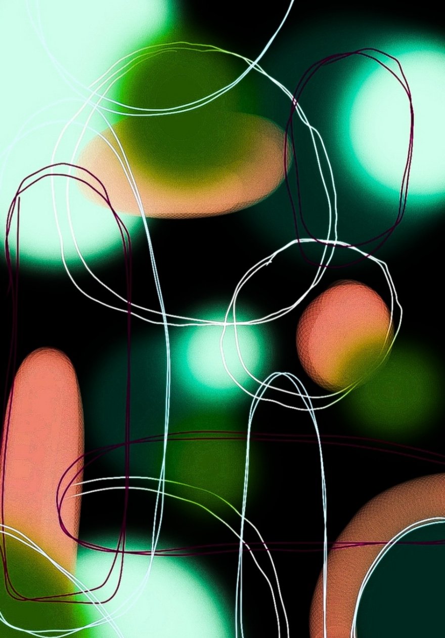 Abstract Painting No. 01 by Nomi Morina