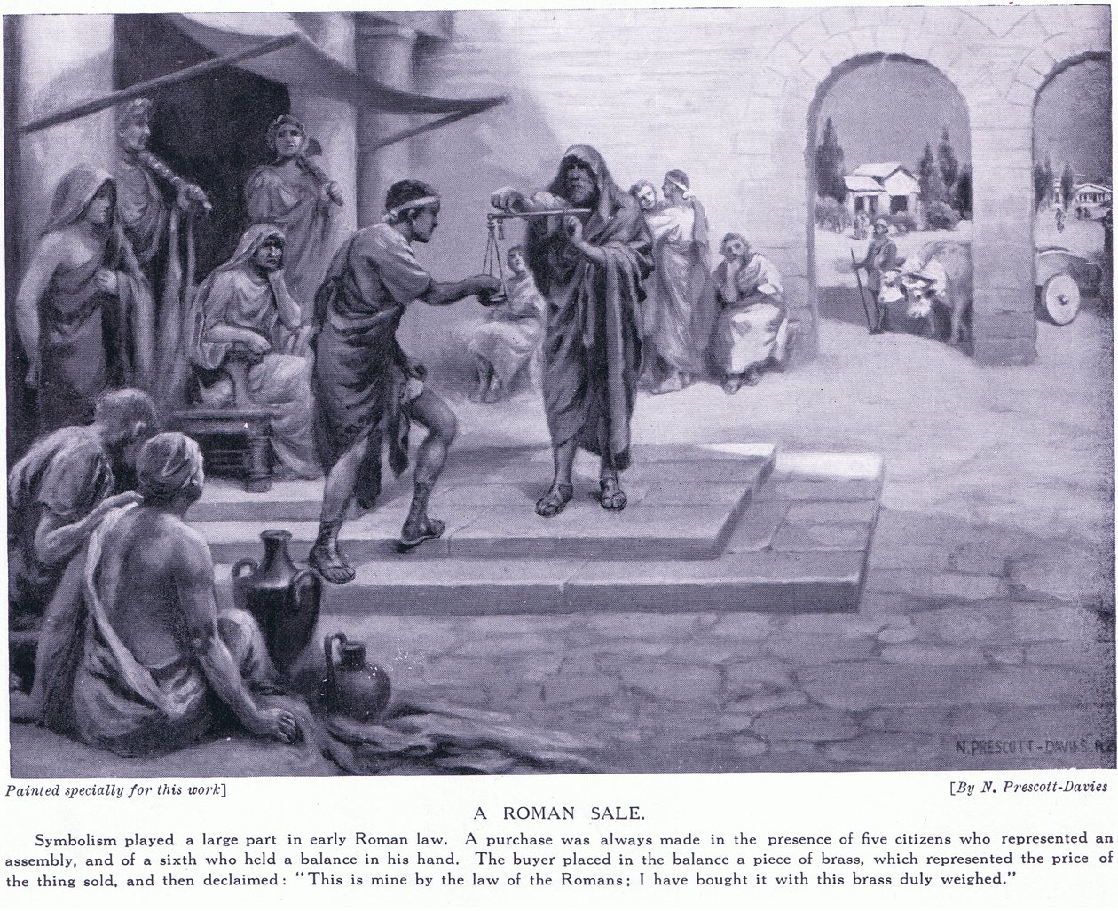 A Roman Sale by Norman Prescott Davies
