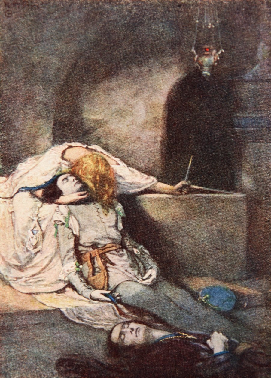 Romeo and Juliet, Act V Scene 3, illustration from 