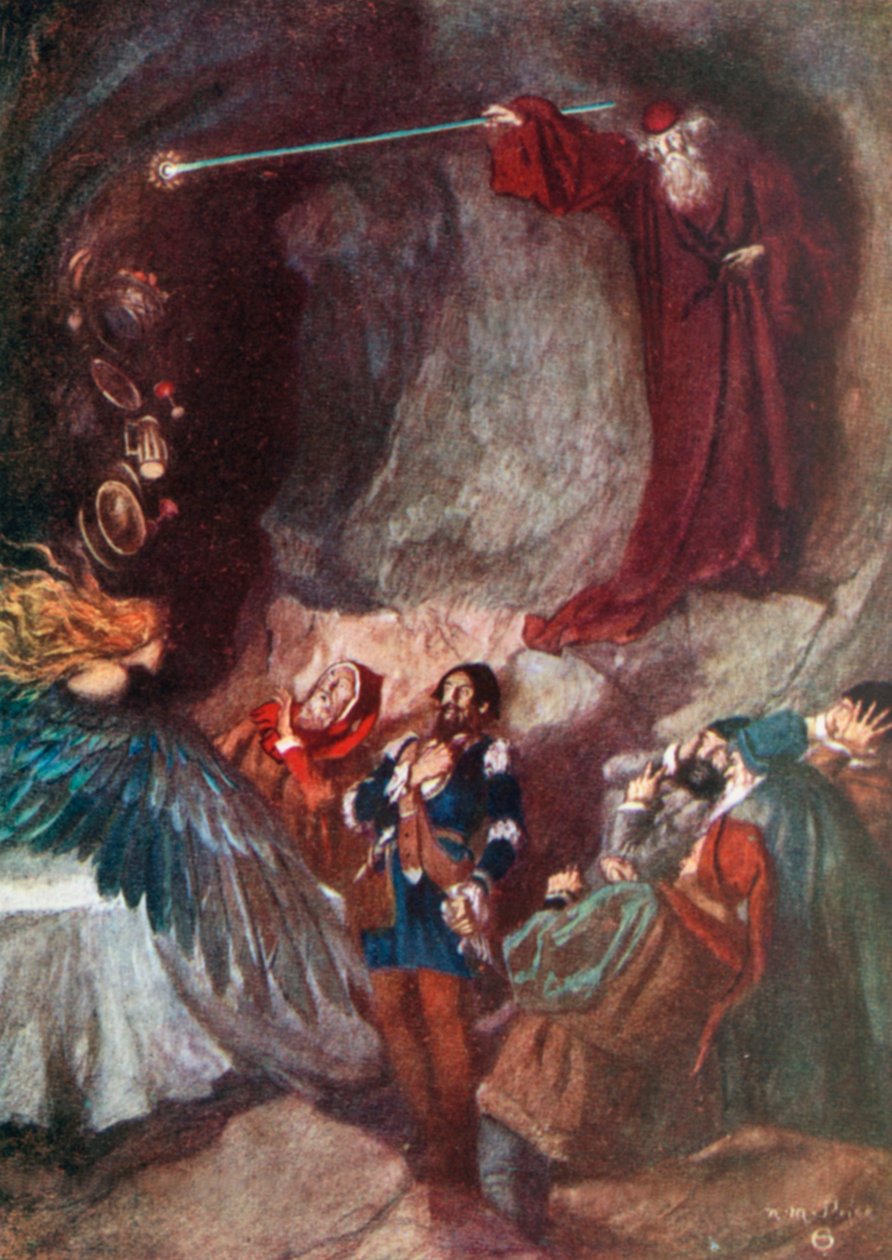 The Feast Vanished Away – The Tempest, Act III, Scene 3 by Norman Mills (after) Price