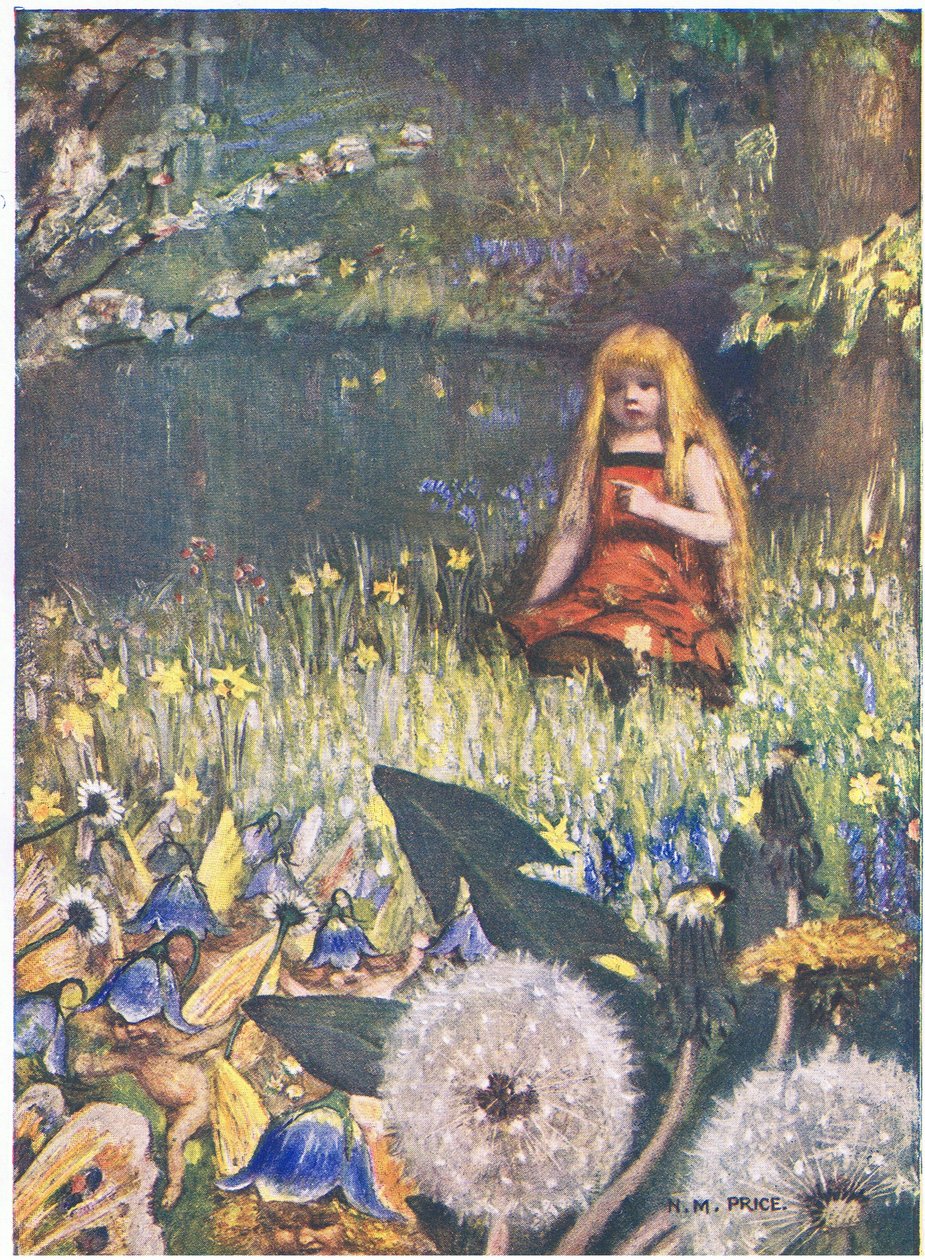The Maybells and the Flowers: "Now I know more can stay at home, the May bells call me so" by Norman Mills Price