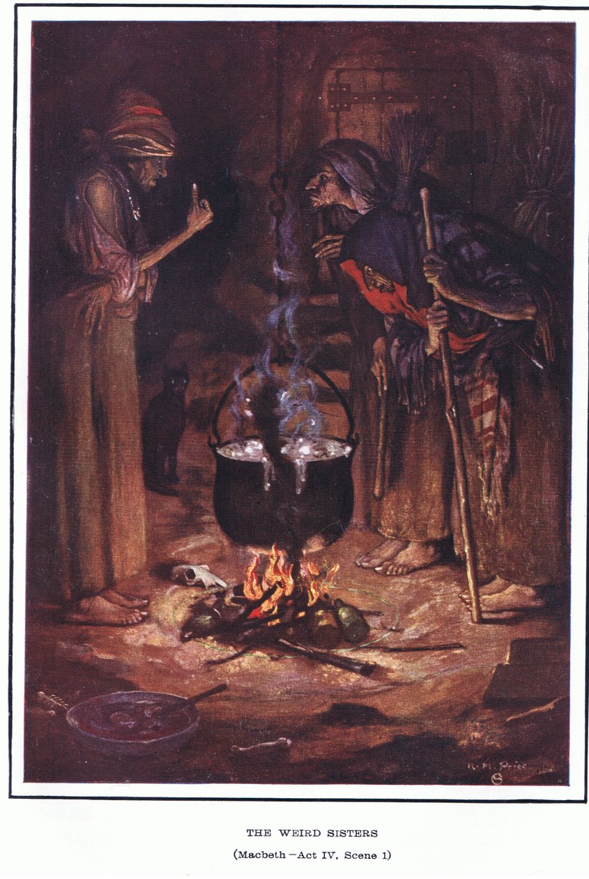 The Weird Sisters (MacBeth) by Norman Mills Price