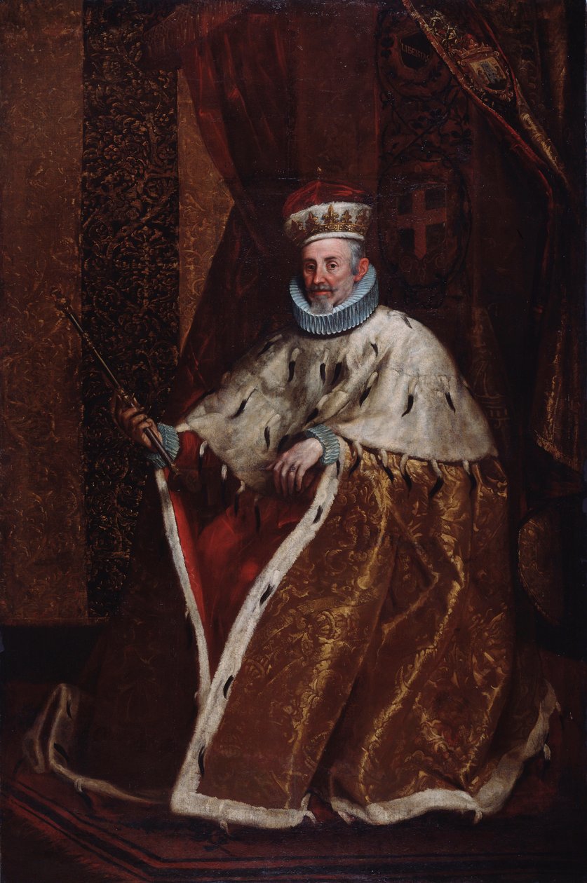 Portrait of Genoese Doge Leonardo della Torre by Northern Italian School