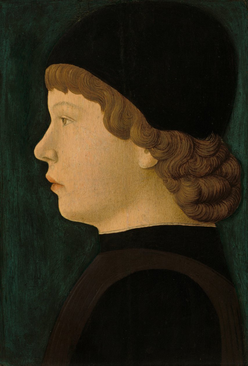 Profile Portrait of a Boy by Northern Italian School