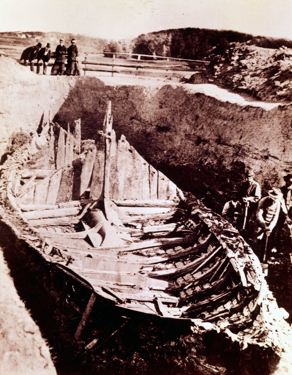 Excavations of Viking Longship 