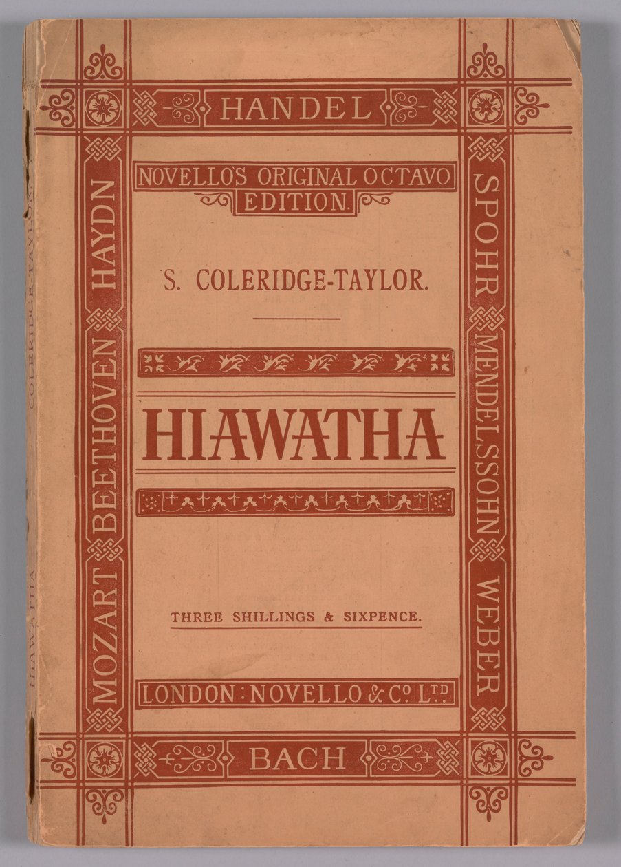 The Song of Hiawatha Op.30, 1900 by Novello and Company
