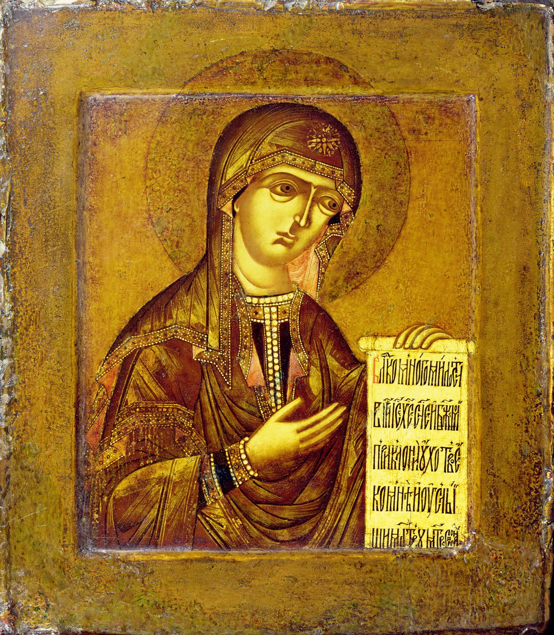 Icon of the Virgin by Novgorod School