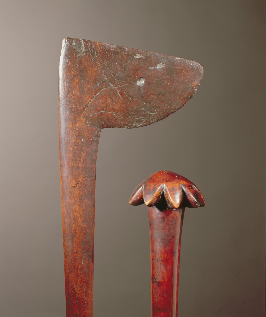 Maori Tewhatewha and New Caledonian Club (detail) by Oceanic