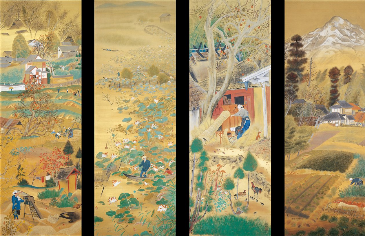 The Outskirts of Kyoto Throughout the Season by Ochiai Rofu