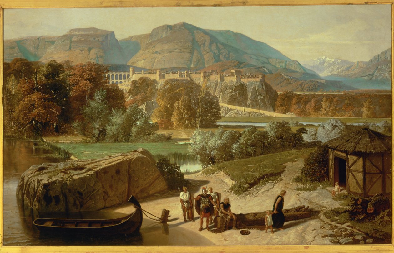 A Roman villa in the Alps of the Dauphiné, shortly after the conquest of Gaul by Octave Penguilly l