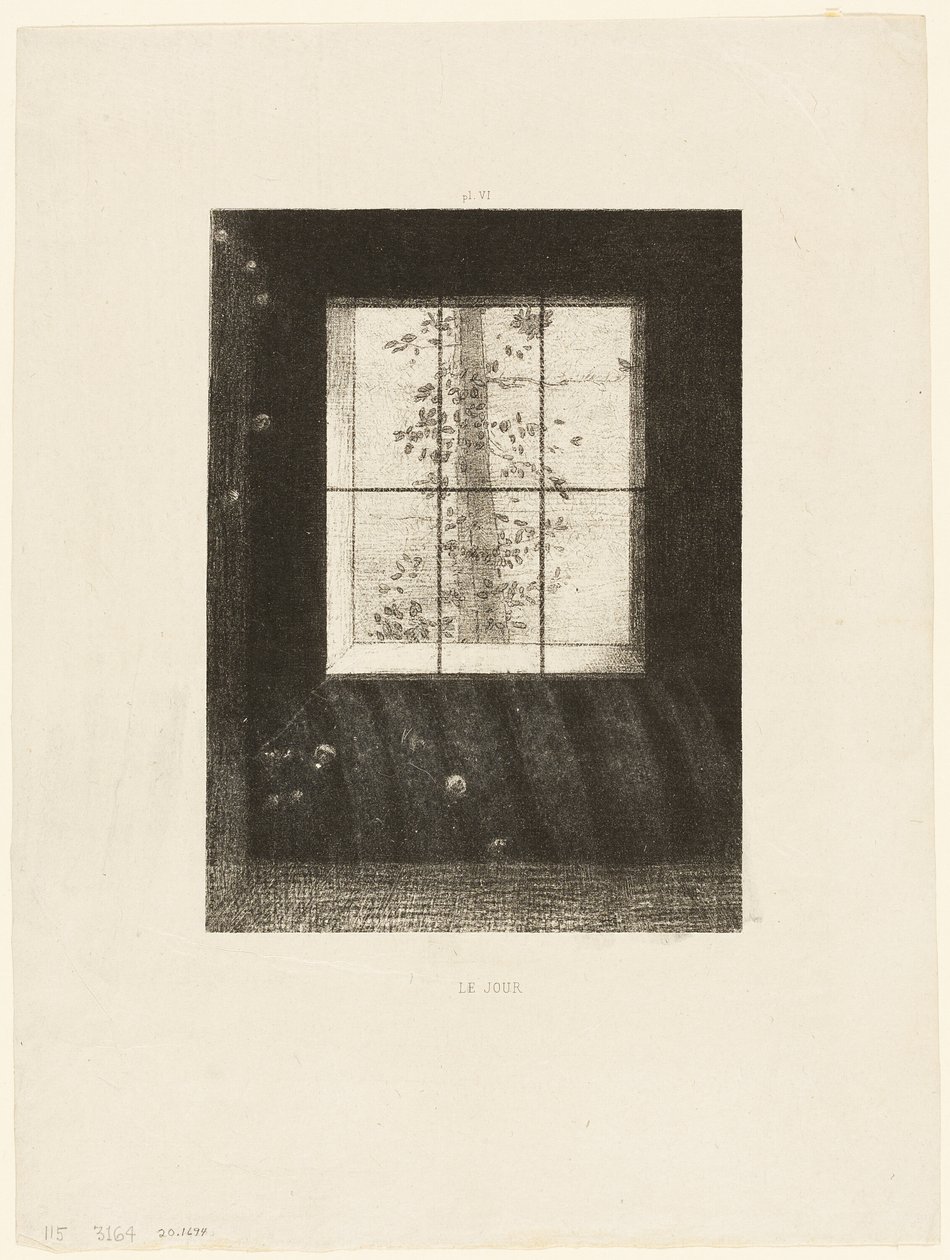 Day, Plate 6 from Dreams by Odilon Redon