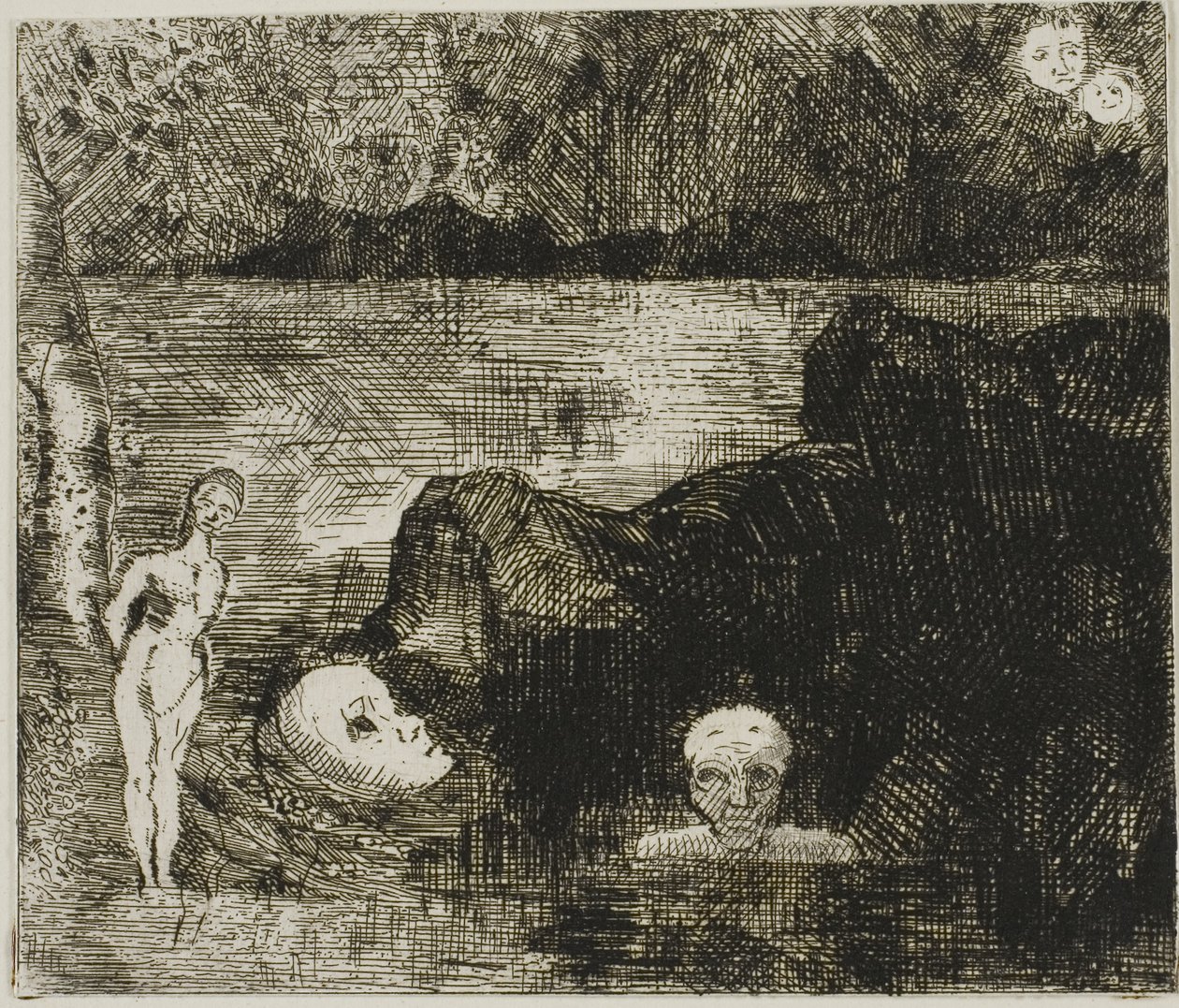 Dream Vision, c.1880 by Odilon Redon