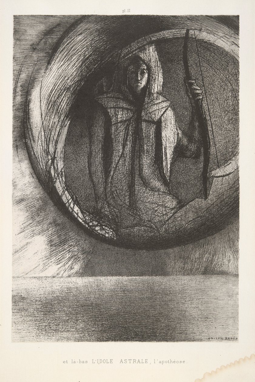 And Over There by Odilon Redon