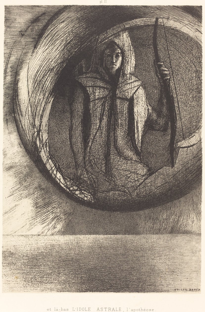 And Beyond, the Star Idol, the Apotheosis by Odilon Redon