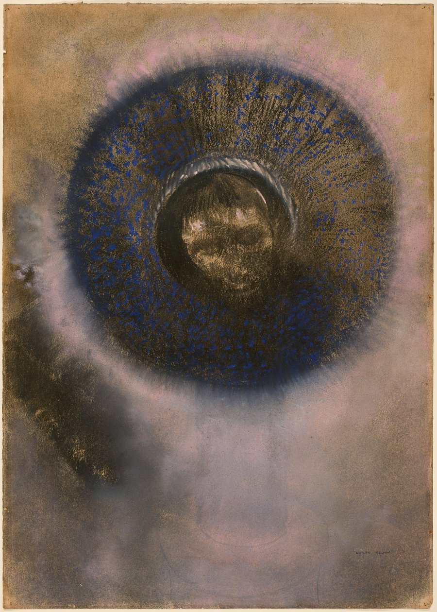 Head within an Aureole by Odilon Redon