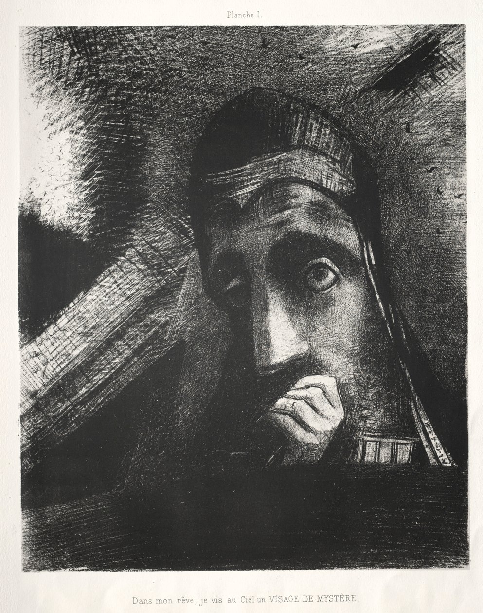 Homage to Goya: In My Dream I Saw in the Sky a Face of Mystery by Odilon Redon