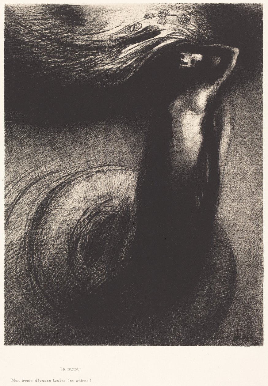 Death: My Irony Surpasses All Others! by Odilon Redon