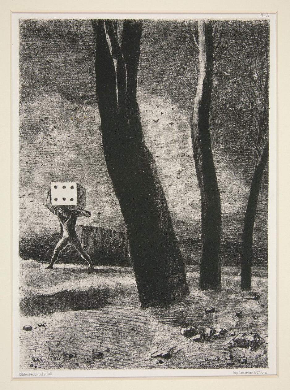 The Gambler, from the Portfolio In the Dream by Odilon Redon