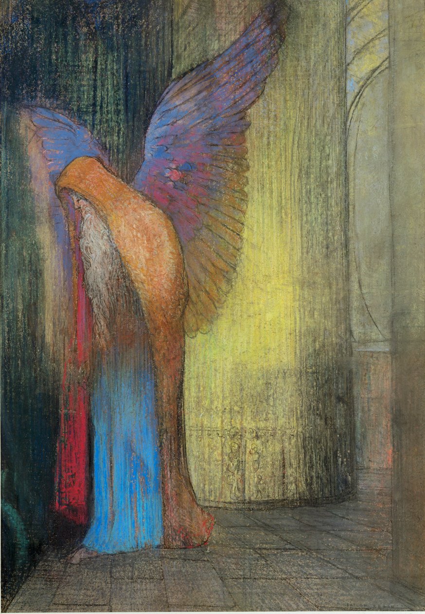 Old Man with Wings by Odilon Redon