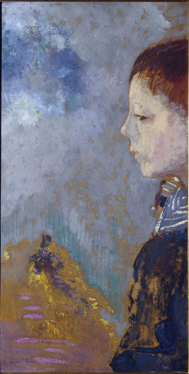 Portrait of Ari Redon on the Marine Pass by Odilon Redon