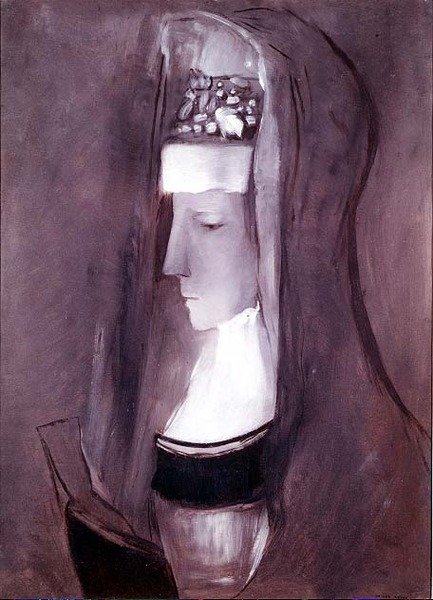 Profile of a Breton Woman by Odilon Redon