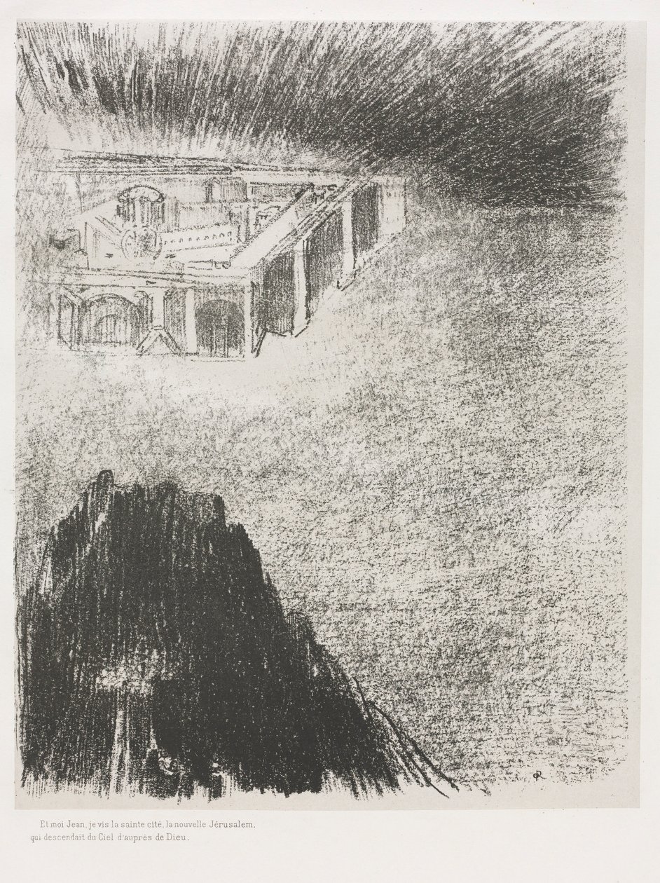 The Apocalypse of Saint John: And I, John, Saw the Holy City, New Jerusalem, 1899 by Odilon Redon