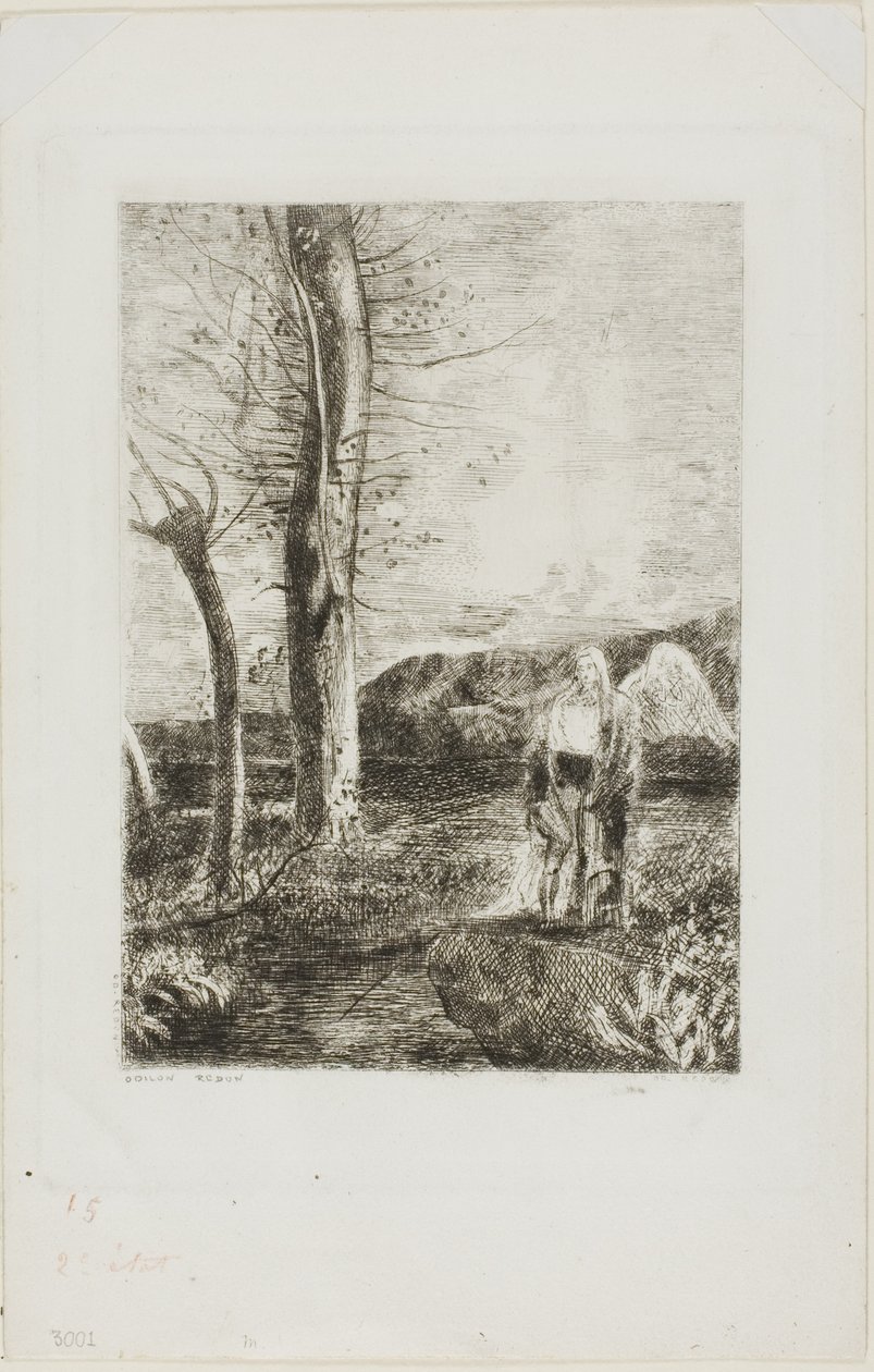 Tobias by Odilon Redon