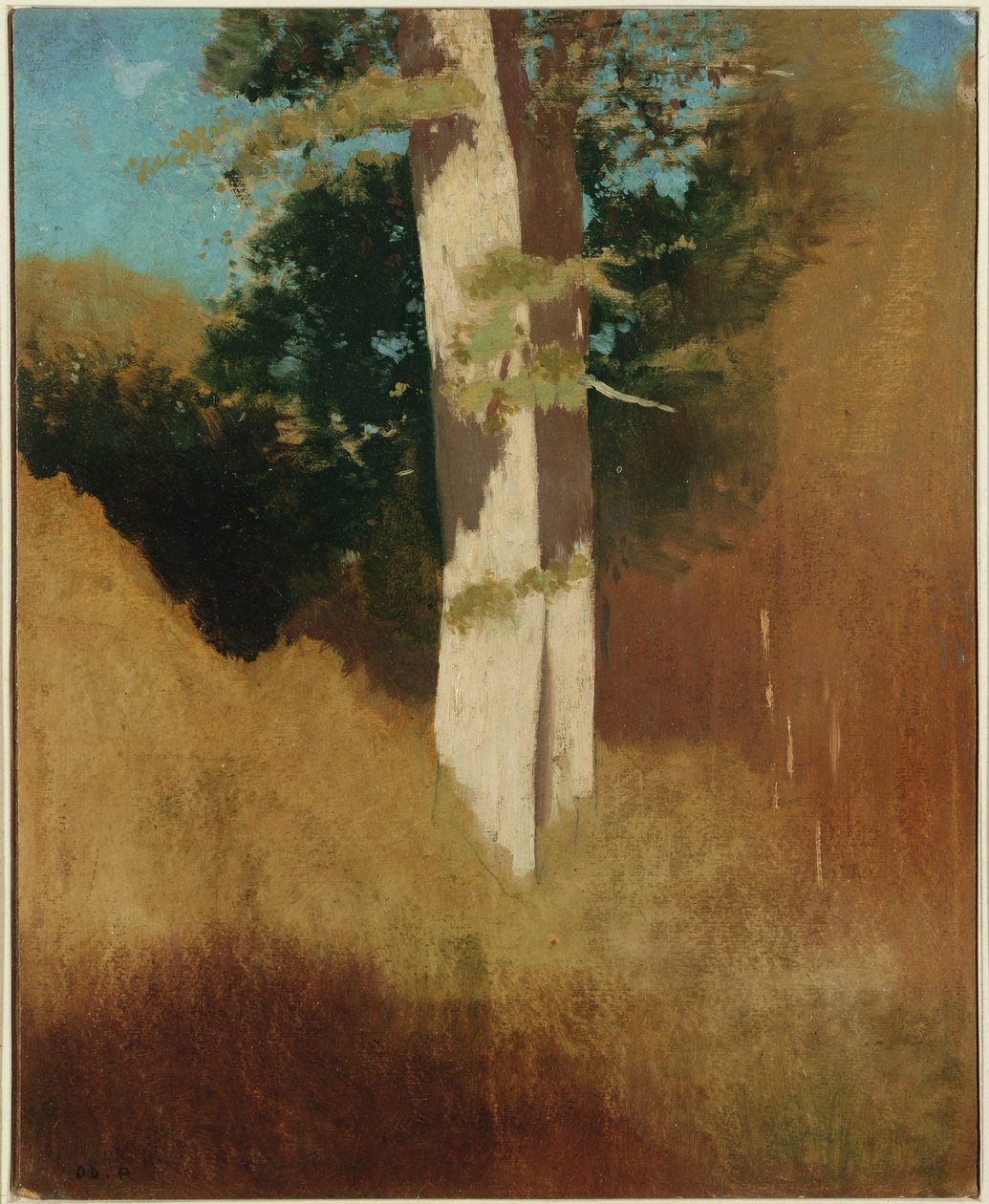 Tree with Blue Sky by Odilon Redon