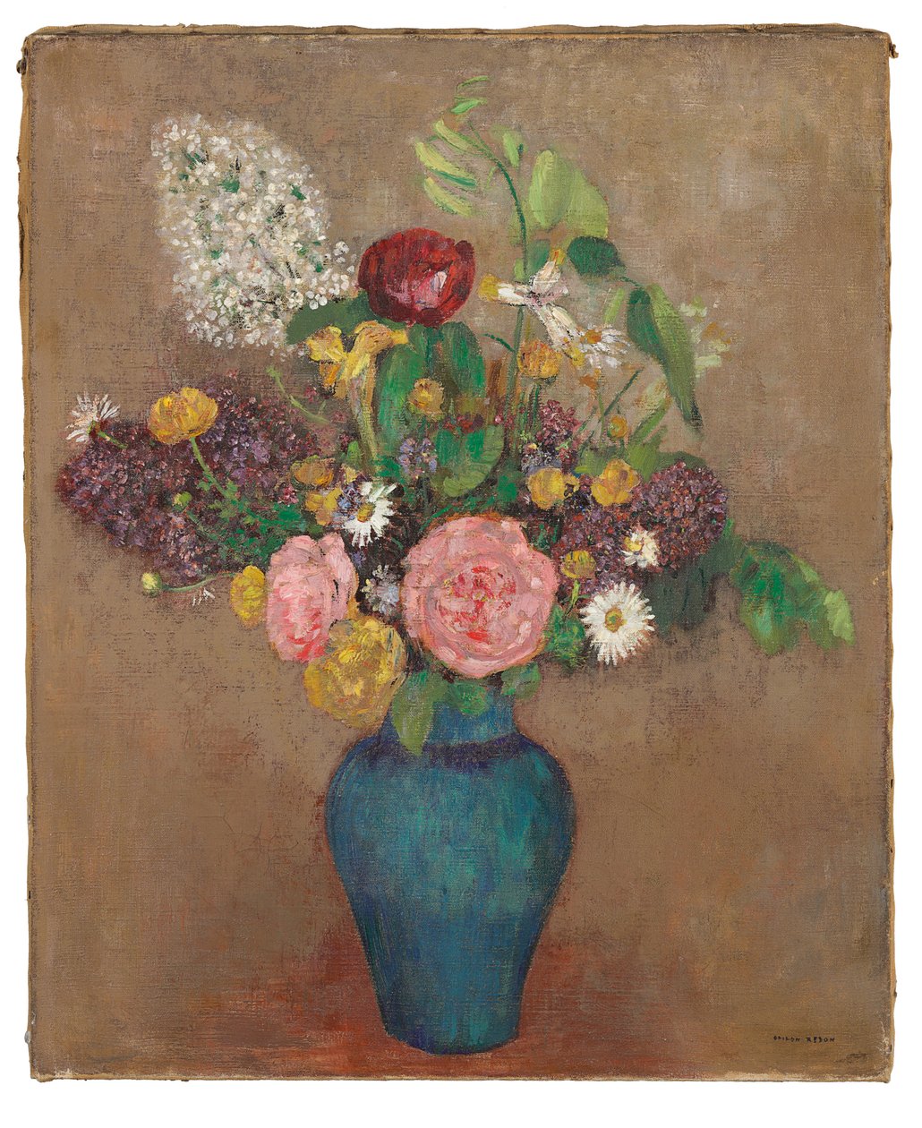 Vase of Flowers by Odilon Redon