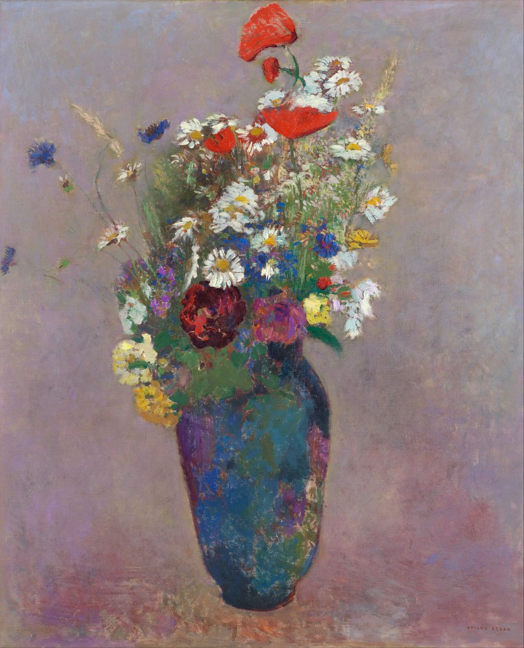 Vision: Vase of Flowers by Odilon Redon