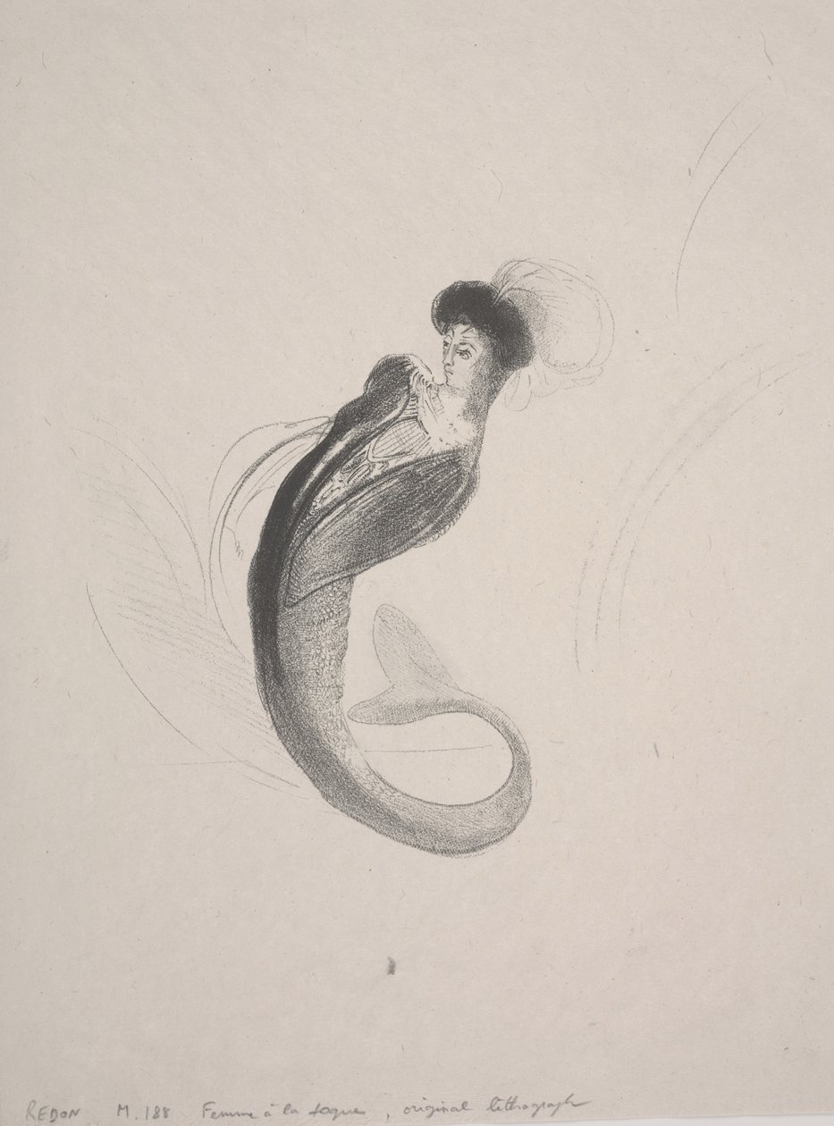 Woman Wearing a Toque and a Mermaid
